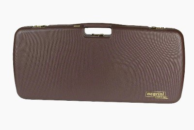 MOD.9LXX-EXP/4827: Rifle Hard Case with Deluxe Leather Trim for 1 Rifle + 1 Extra Barrel + 2 Scopes