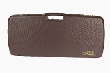 MOD.9LXX-EXP/4827: Rifle Hard Case with Deluxe Leather Trim for 1 Rifle + 1 Extra Barrel + 2 Scopes