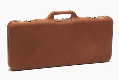 MOD.5-67PL/4819: Rifle Hard Case with Luxury Italian Leather for 1 Rifle + 1 Scope