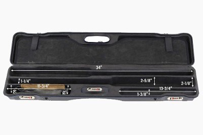 16402LR-2C/6204: OU Shotgun Hard Case with Luxury Rubber Trim for 1 Shotgun + 1 Extra Barrel - Image 7 of 7