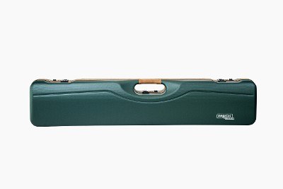 16407LX-RIFLE/5645: Rifle Hard Case with Deluxe Leather Trim for 1 Rifle + 1 Scope