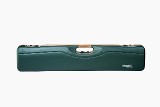 16407LX-RIFLE/5645: Rifle Hard Case with Deluxe Leather Trim for 1 Rifle + 1 Scope