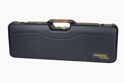 1670LX/4973: OU/SxS Shotgun Hard Case with Deluxe Leather Trim for 2 Shotguns