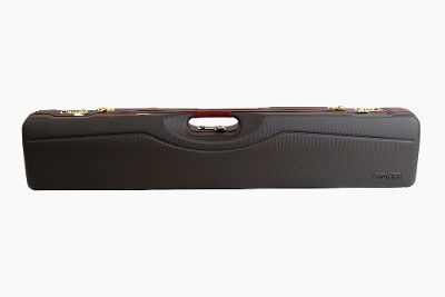 16406LX/7091: OU/SxS Shotgun Hard Case with Luxury Leather Trim for 1 Shotgun