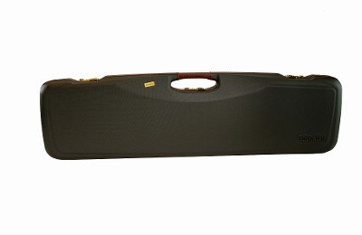 1607LX-UNI/6979: Universal Shotgun Hard Case with Deluxe Leather Trim for 1 Shotgun