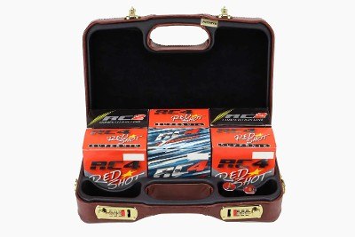 Negrini Leather 150 Shotshell Case - 21150PL/6111-TRAC