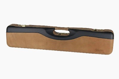 16405PLX/5902: OU/SxS Shotgun Hard Case with Luxury Italian Leather for 1 Shotgun