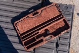 1659PL-TUBE/5246: OU Shotgun Hard Case with Luxury Italian Leather for 1 Shotgun + Tube Sets - 8 of 11