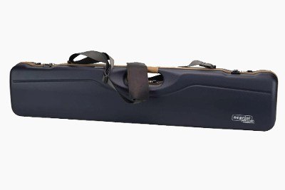 16402LX-2C/6205: OU Shotgun Hard Case with Deluxe Leather Trim for 1 Shotgun + 1 Extra Barrel