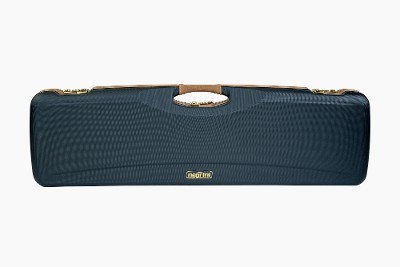 1654LX/5166: OU Shotgun Hard Case with Deluxe Leather Trim for 1 Shotgun