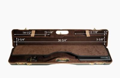 16406LX-UNI/5591: Universal Shotgun Hard Case with Deluxe Leather Trim for 1 Shotgun - Image 8 of 8