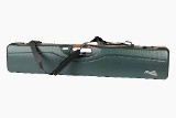 16406LX-UNI/5591: Universal Shotgun Hard Case with Deluxe Leather Trim for 1 Shotgun
