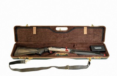 16406LX-UNI/5591: Universal Shotgun Hard Case with Deluxe Leather Trim for 1 Shotgun - Image 3 of 8