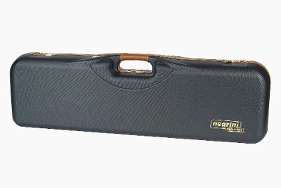 1646LX-3C/4879: OU/SxS Shotgun Hard Case with Deluxe Leather Trim for 1 Shotgun + 2 Extra Barrels