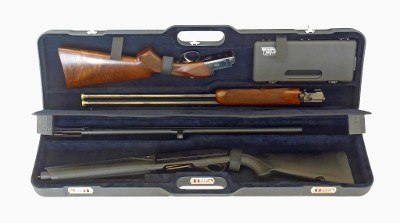 1677LR-UNI/5044: Universal Shotgun Hard Case with Luxury Rubber Trim for 2 Shotguns - Image 2 of 4