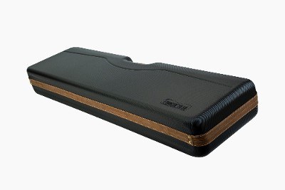 1677LX-UNI/5078: Universal Shotgun Hard Case with Deluxe Leather Trim for 2 Shotguns - Image 4 of 7