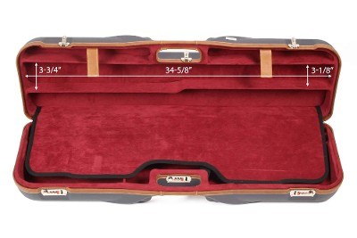 1646LX-4C/5230: OU/SxS Shotgun Hard Case with Deluxe Leather Trim for 1 Shotgun + 3 Extra Barrels - Image 7 of 7