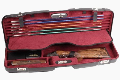 1622LR-TUBE/5227: OU Shotgun Hard Case with Luxury Rubber Trim for 1 Shotgun + Tube Sets - Image 2 of 7