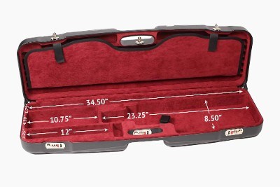 1622LR-TUBE/5227: OU Shotgun Hard Case with Luxury Rubber Trim for 1 Shotgun + Tube Sets - Image 7 of 7