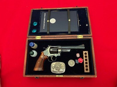 Extremely rare Deluxe Edition Smith & Wesson 25-3 125th Anniversary .45 Long Colt
1852-1977