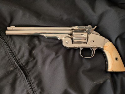 S&W Model 3, Second Model Schofield (Commercial Variation), .45 Schofield, 1 of 650 - Image 2 of 12