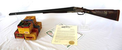 L.C. Smith Monogram Grade 16ga SxS – RARE (1 of 23) – 1924 – Auto Ejectors Factory One-Trigger, Unique Inlays - Image 1 of 15