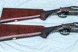 AYA No. 1 Sidelock 12 Ga S/S Matching Set, Single Selective Trigger, Hand Detachable Lock, Consecutive Serial Numbers - 2 of 14