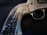 One of A Kind Colt Single Action Army, with Full Texas Revolution Engraving by Master Engraver David Wade Harris - Image 3 of 20