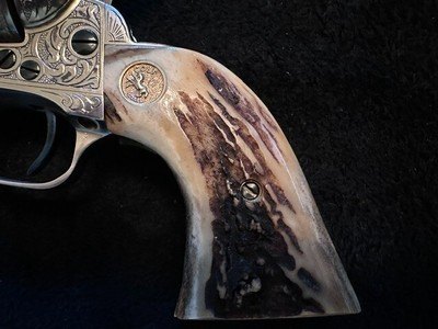 One of A Kind Colt Single Action Army, with Full Texas Revolution Engraving by Master Engraver David Wade Harris - Image 2 of 20
