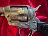 1902 Colt Single Action Army, .45 — Engraved, Nickel-Plated, and Truly Exceptional - Image 4 of 20