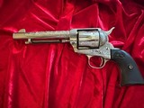 1902 Colt Single Action Army, .45 — Engraved, Nickel-Plated, and Truly Exceptional - Image 2 of 20