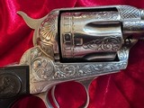1902 Colt Single Action Army, .45 — Engraved, Nickel-Plated, and Truly Exceptional - Image 9 of 20