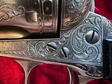 1902 Colt Single Action Army, .45 — Engraved, Nickel-Plated, and Truly Exceptional - Image 7 of 20