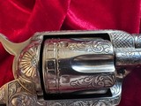 1902 Colt Single Action Army, .45 — Engraved, Nickel-Plated, and Truly Exceptional - Image 10 of 20