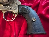 1902 Colt Single Action Army, .45 — Engraved, Nickel-Plated, and Truly Exceptional - Image 3 of 20