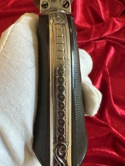 1902 Colt Single Action Army, .45 — Engraved, Nickel-Plated, and Truly Exceptional - Image 14 of 20