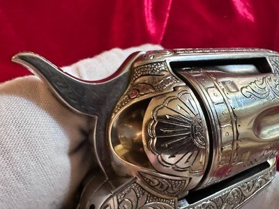 1902 Colt Single Action Army, .45 — Engraved, Nickel-Plated, and Truly Exceptional - Image 17 of 20