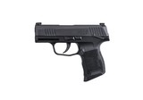Sig Sauer P365 Nitron Micro Compact – Manual Safety – SKU 365 9 BXR3 MS 9mm • XRAY3 Night Sights • 10+1 Capacity • Factory New - Image 1 of 2