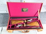 Webley and C Scott Chatsworth Side plate Factory Pair 12G
