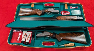 Perazzi SCO Sideplates Factory Pair 12G - Image 8 of 17