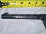 1945 WWII Hi-Standard H-D Military .22 - Custom engraved during WWII in Germany - 3 of 10