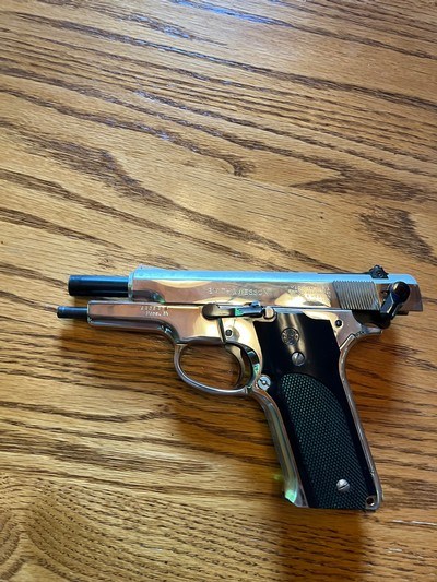 Smith & Wesson model 59 nickel plated 14+ 1 round 9mm pistol - Image 7 of 15