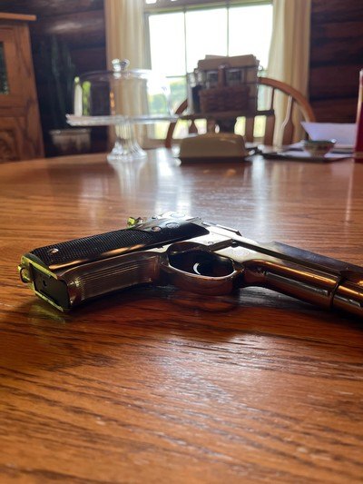 Smith & Wesson model 59 nickel plated 14+ 1 round 9mm pistol - Image 9 of 15