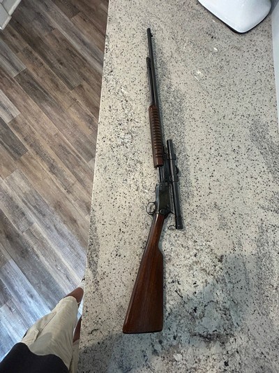 Winchester model 62A 22 LR it’s scope