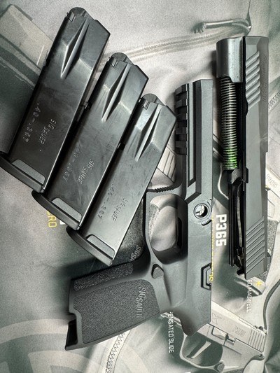 Sig Sauer P320 Slide Grip Module.357 Sig bbl 3x14rd mags