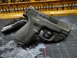 Smith & Wesson M&P9 Shield 9mm Crimson Trace laser w/ holster - 5 of 6