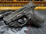 Smith & Wesson M&P9 Shield 9mm Crimson Trace laser w/ holster - 2 of 6