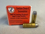 Jamison Brass & Ammunition 500 Wyoming Express 400 gr FNGC 20rds - 5 of 5