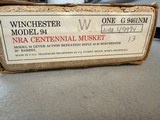 Winchester Model 94 NRA Centennial Musket 30-30 Win 26” bbl - 15 of 15