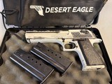 Magnum Research Desert Eagle Grim Reaper Mark XIX .50 AE 6” White Distressed - 1 of 6